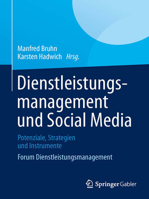 cover image of Dienstleistungsmanagement und Social Media